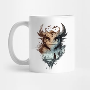 Mystical fantasy character. Mug